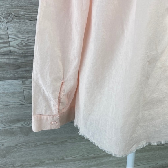 H&M Light Pink Off Shoulder Long Sleeve Blouse - Picture 6 of 8